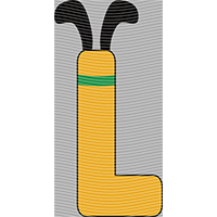 Cartoon letters-CL 315